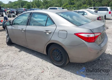 2016 Toyota Corolla Le из США, поврежденный, VIN 5YFBURHE1GP377504